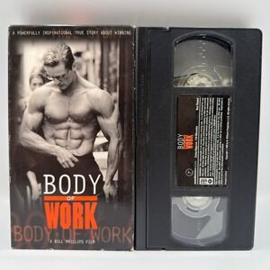 Body of Work Bill Phillips VHS 1998 Fitness Bodybuilding Documentary Movie Tape